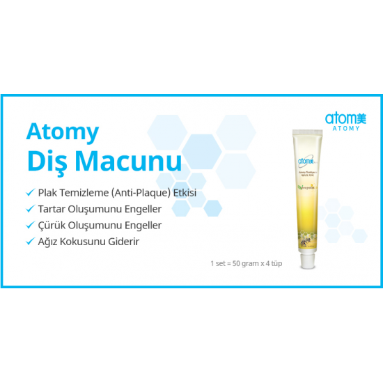 Atomy Diş Macunu 50g 4 Adet