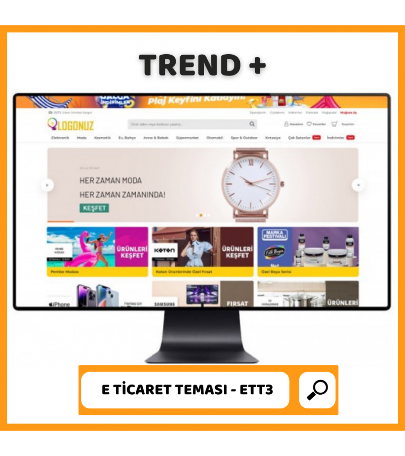 Trend Plus E-Ticaret Paketi ile E-Ticarete Kolayca Başlayın