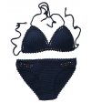 El Yapımı Örgü Mayo Bikini Seti | Kadınlar İçin Lacivert Bikinisi | ERFUMADE El Yapımı Örgü Mayo Bikini Seti | Kadınlar İçin Lacivert Bikinisi | ERFUMADE