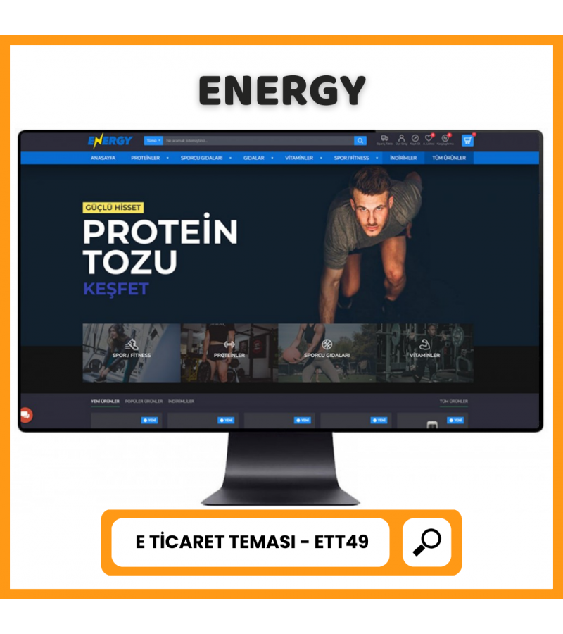 ENERGY E-Ticaret Paketi ile E-Ticarete Kolayca Başlayın