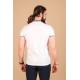 Oxford Pike Fleto Cepli T-Shirt Beyaz