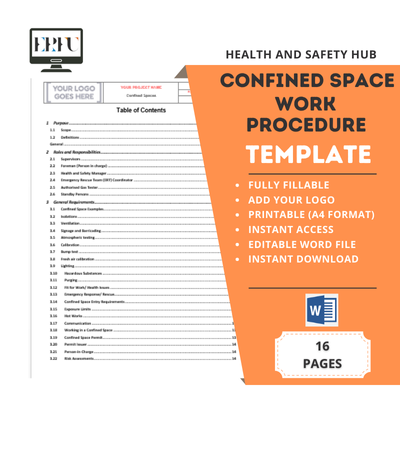 İş Sağlığı ve İş Güvenliği Kapalı Alanda Çalışma Prosedürü - İNGİLİZCE İş Sağlığı ve İş Güvenliği Kapalı Alanda Çalışma Prosedürü - İNGİLİZCE