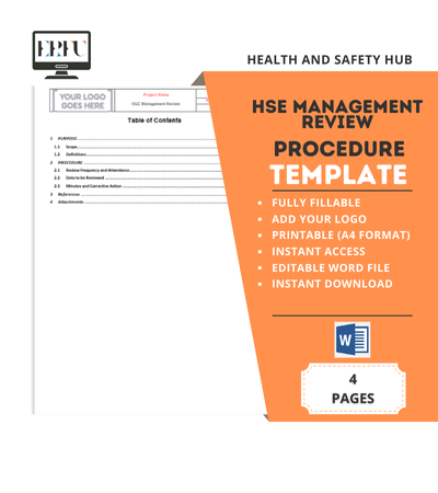 İş Sağlığı ve Güvenliği Yönetim İnceleme Prosedürü Taslağı - İNGİLİZCE İş Sağlığı ve Güvenliği Yönetim İnceleme Prosedürü Taslağı - İNGİLİZCE