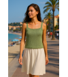El Yapımı Örgü Atlet | Kadınlar İçin Yeşil Tank Top | ERFUMADE El Yapımı Örgü Atlet | Kadınlar İçin Yeşil Tank Top | ERFUMADE
