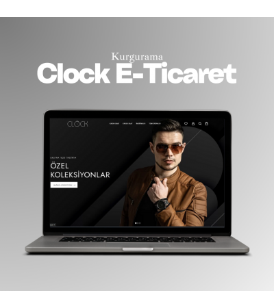 Mobil Cihazlar İle Uyumlu CLOCK E-ticaret Tasarımı - ETT31 Mobil Cihazlar İle Uyumlu CLOCK E-ticaret Tasarımı - ETT31