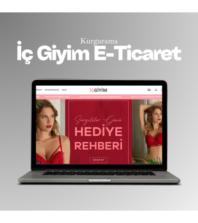 Mobil Cihazlar İle Uyumlu İÇ GİYİM E-ticaret Tasarımı - ETT24 Mobil Cihazlar İle Uyumlu İÇ GİYİM E-ticaret Tasarımı - ETT24