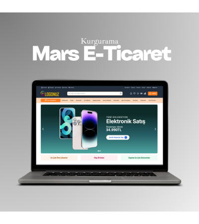 Mobil Cihazlar İle Uyumlu MARS E-ticaret Tasarımı - ETT45 Mobil Cihazlar İle Uyumlu MARS E-ticaret Tasarımı - ETT45