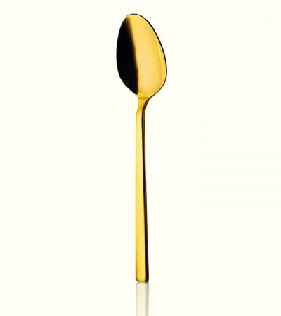 Klas Titanyum Gold 12 Adet Tatlı Kaşığı 18/10 Paslanmaz Çelik 2,5 mm