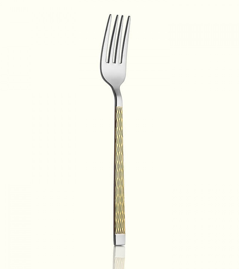 Pera Gold 12 Adet Tatlı Çatalı 18/10 Paslanmaz Çelik 2,5 mm Pera Gold 12 Adet Tatlı Çatalı 18/10 Paslanmaz Çelik 2,5 mm