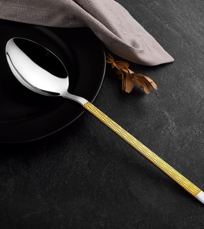 Pera Gold 18/10 Paslanmaz Çelik Servis Kaşık
