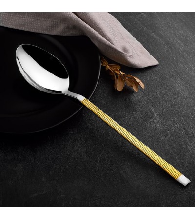 Pera Gold 18/10 Paslanmaz Çelik Servis Kaşık