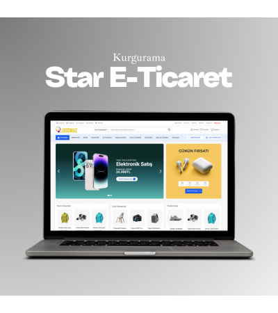 Mobil Cihazlar İle Uyumlu STAR E-ticaret Tasarımı - ETT1 Mobil Cihazlar İle Uyumlu STAR E-ticaret Tasarımı - ETT1