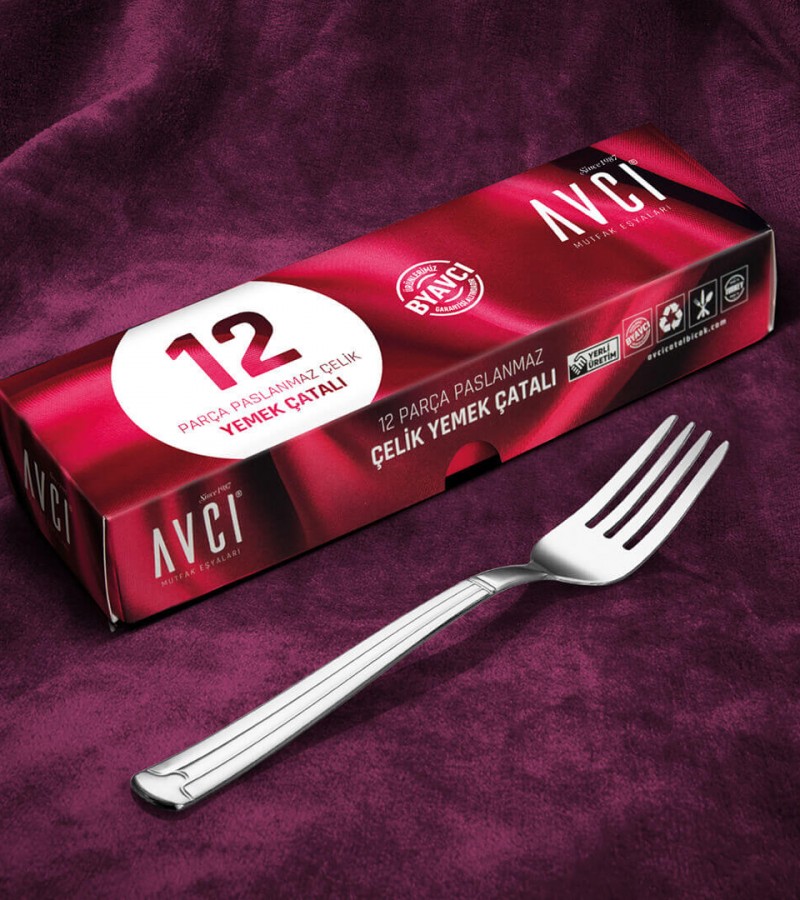 Yakamoz 12 Adet Yemek Çatalı Yakamoz 12 Adet Yemek Çatalı