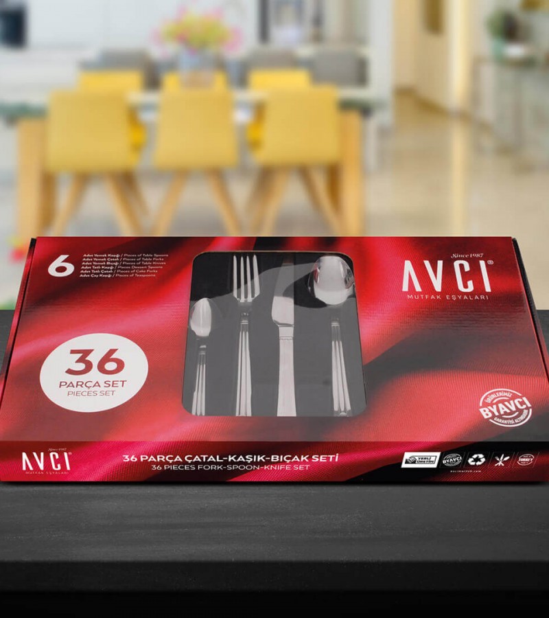 Yakamoz 36 Parça Çatal Kaşık Bıçak Takımı Yakamoz 36 Parça Çatal Kaşık Bıçak Takımı