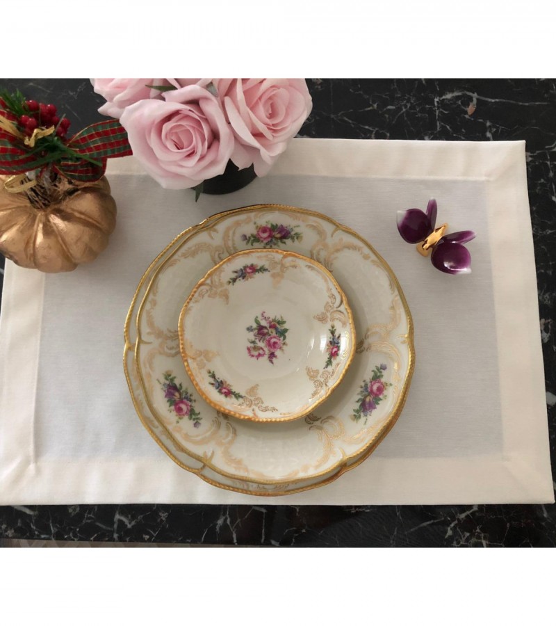 Amerikan Servis Ekru Pivoine (%100 Keten)