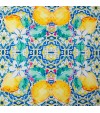 Limon Çiçek Desenli Masa Örtüsü - Piovine