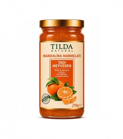 Mandalina Marmelatı (%80 Meyve) – 250 g