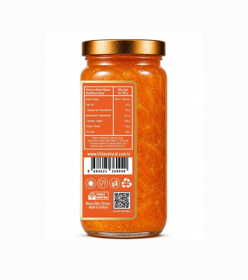 Mandalina Marmelatı (%80 Meyve) – 250 g