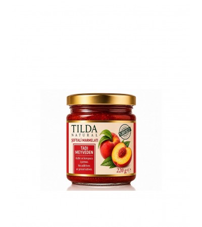 Şeker İlavesiz Şeftali Marmelatı (%80 Meyve) – 220 g Şeker İlavesiz Şeftali Marmelatı (%80 Meyve) – 220 g