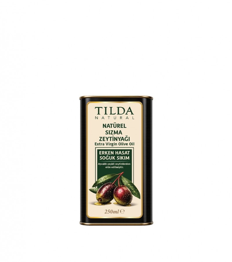 Tilda Erken Hasat Soğuk Sıkım Zeytinyağı Teneke 250 Ml