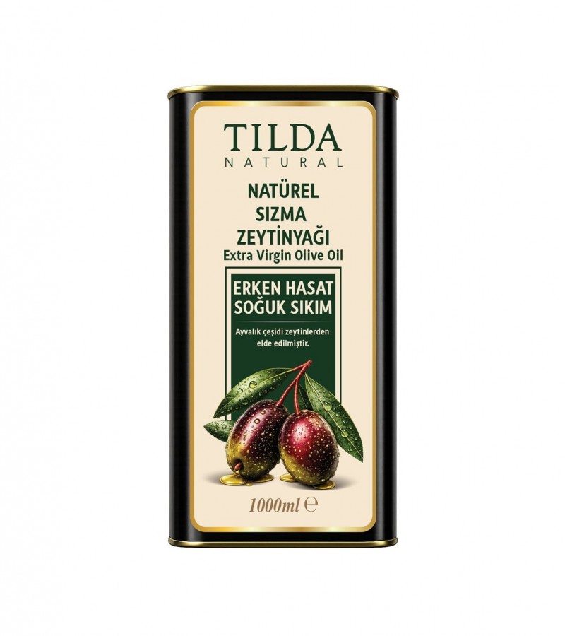 Tilda Erken Hasat Soğuk Sıkım Zeytinyağı Tnk 1000 Ml