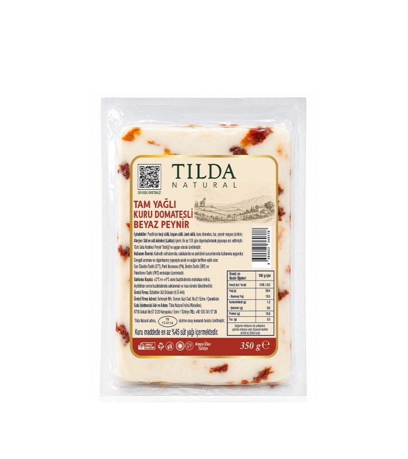 Tilda Kuru Domatesli Beyaz Peynir 350 G Tilda Kuru Domatesli Beyaz Peynir 350 G