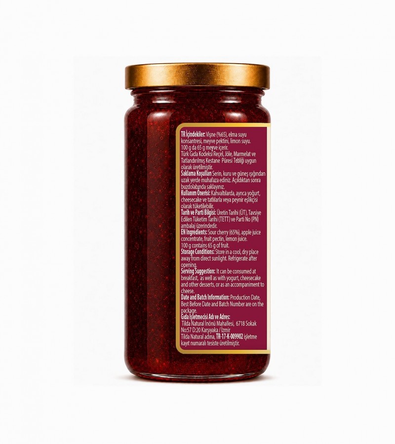 Tilda Vişne Reçeli 290 G