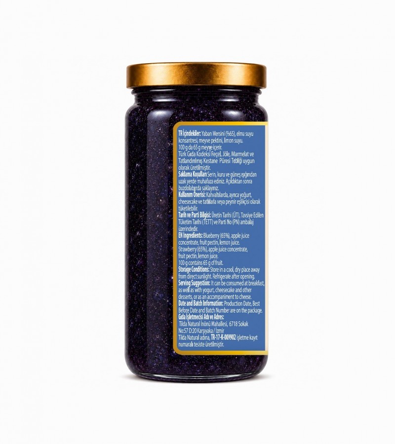 Tilda Yaban Mersini Reçeli 290 G Tilda Yaban Mersini Reçeli 290 G