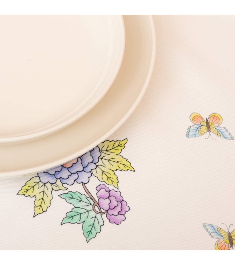 Baharın Müjdecisi Desenli Masa Örtüsü - Pivoine Baharın Müjdecisi Desenli Masa Örtüsü - Pivoine