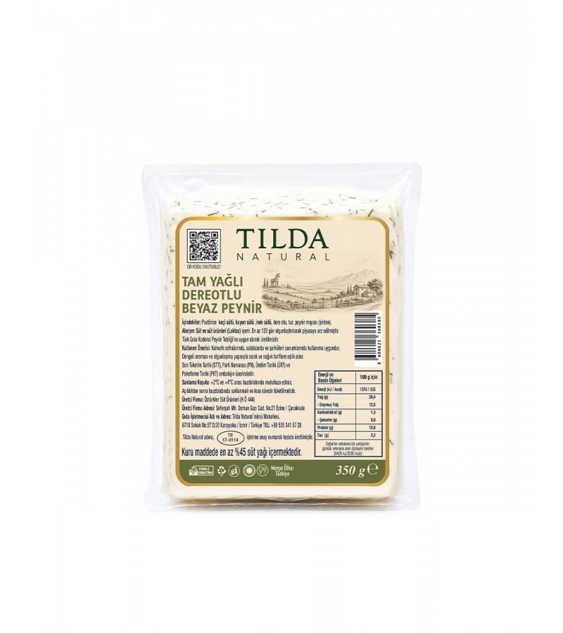 Tilda Dereotlu Beyaz Peynir 350 G Tilda Dereotlu Beyaz Peynir 350 G