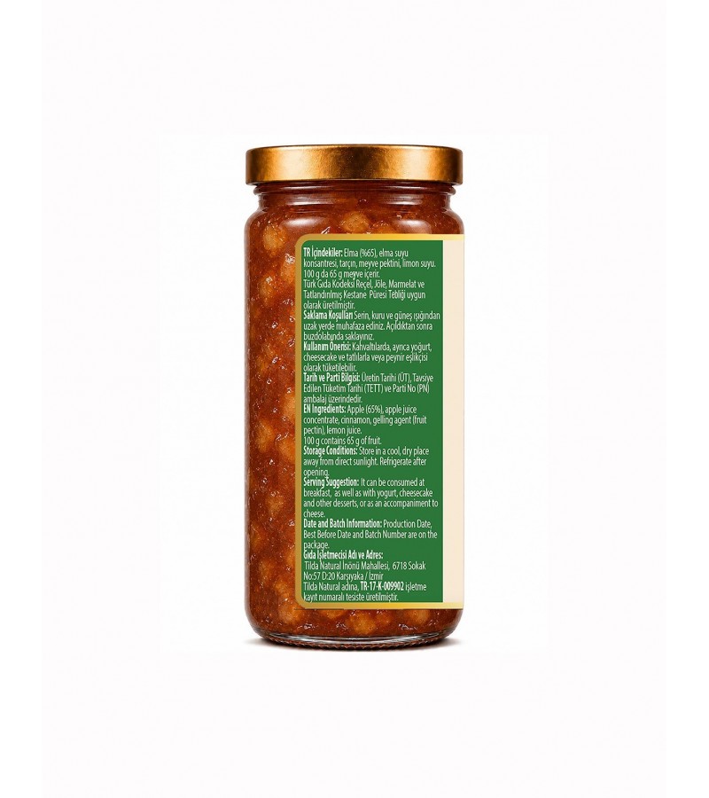 Tilda Elma Reçeli Tarçınlı 290 G Tilda Elma Reçeli Tarçınlı 290 G