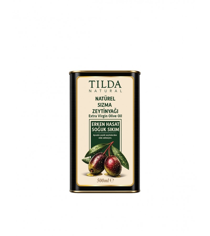 Tilda Erken Hasat Soğuk Sıkım Zeytinyağı Tnk 500 Ml Tilda Erken Hasat Soğuk Sıkım Zeytinyağı Tnk 500 Ml