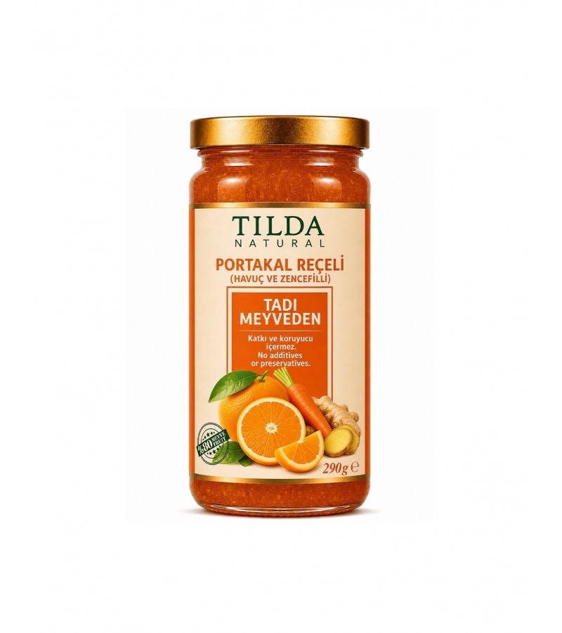 Tilda Portakal Havuç Zencefil Reçeli 290 G Tilda Portakal Havuç Zencefil Reçeli 290 G