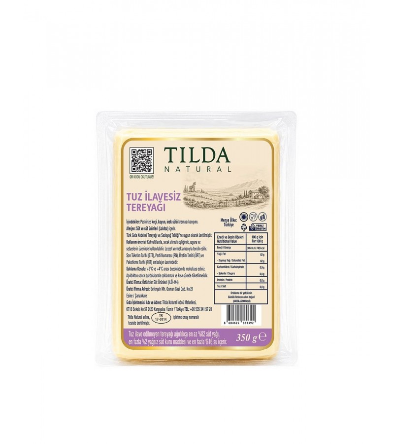 Tilda Tereyağı 350 G Tilda Tereyağı 350 G
