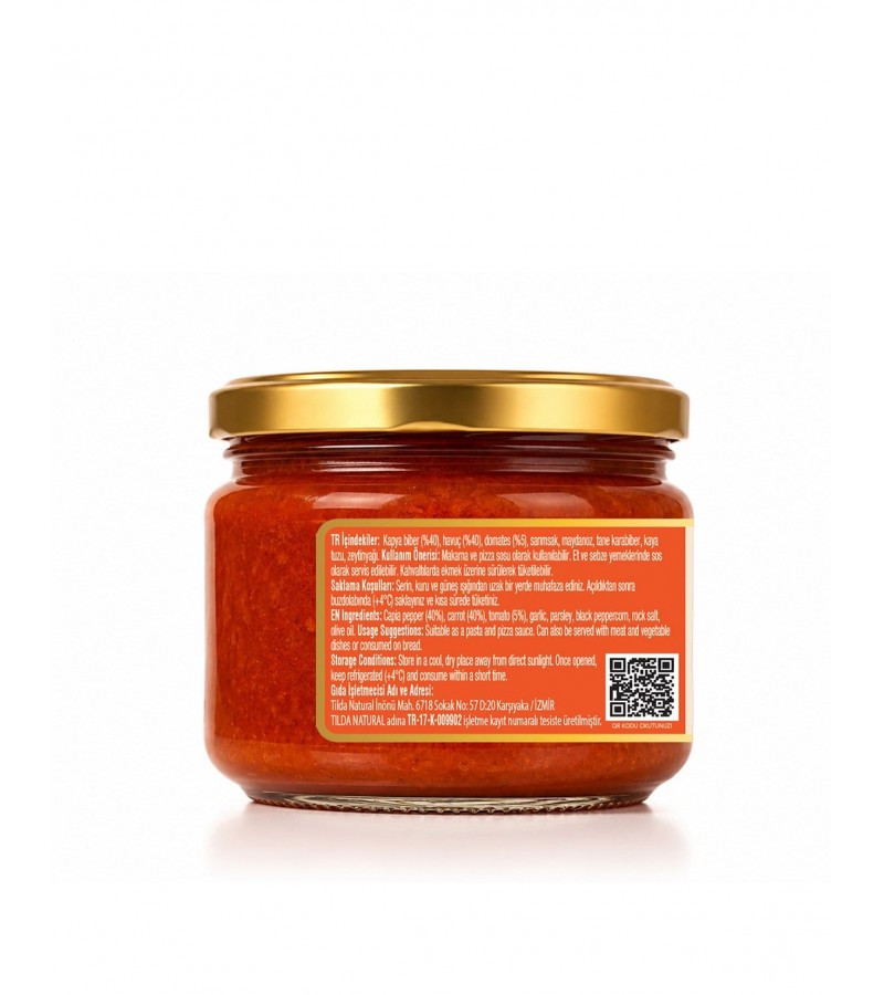 Yenice Kırmızı Biberli Havuç Sosu – 300 g Yenice Kırmızı Biberli Havuç Sosu – 300 g