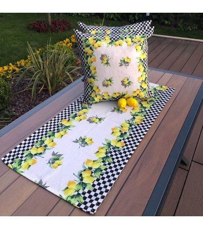 Limon Desenli Runner Dama Pivoine Limon Desenli Runner Dama Pivoine