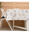 Kintsugi Varak Desenli Masa Örtüsü - Pivoine (%100 Keten)