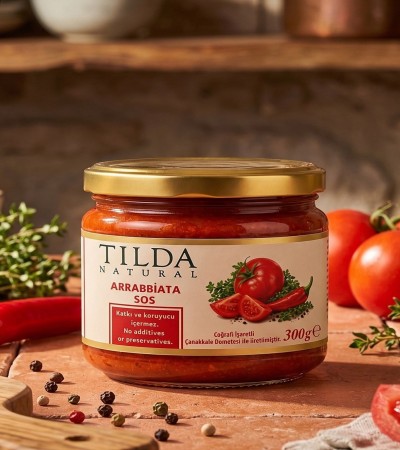 Çanakkale Domatesli Arrabbiata Sos – 300 g