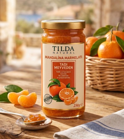 Mandalina Marmelatı (%80 Meyve) – 250 g