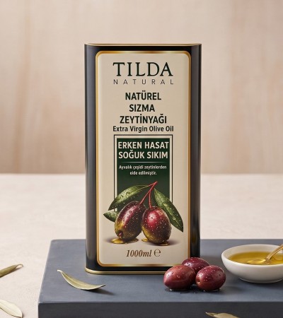 Tilda Erken Hasat Soğuk Sıkım Zeytinyağı Tnk 1000 Ml
