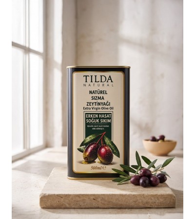Tilda Erken Hasat Soğuk Sıkım Zeytinyağı Tnk 500 Ml