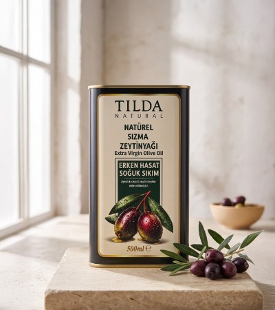 Tilda Erken Hasat Soğuk Sıkım Zeytinyağı Tnk 500 Ml