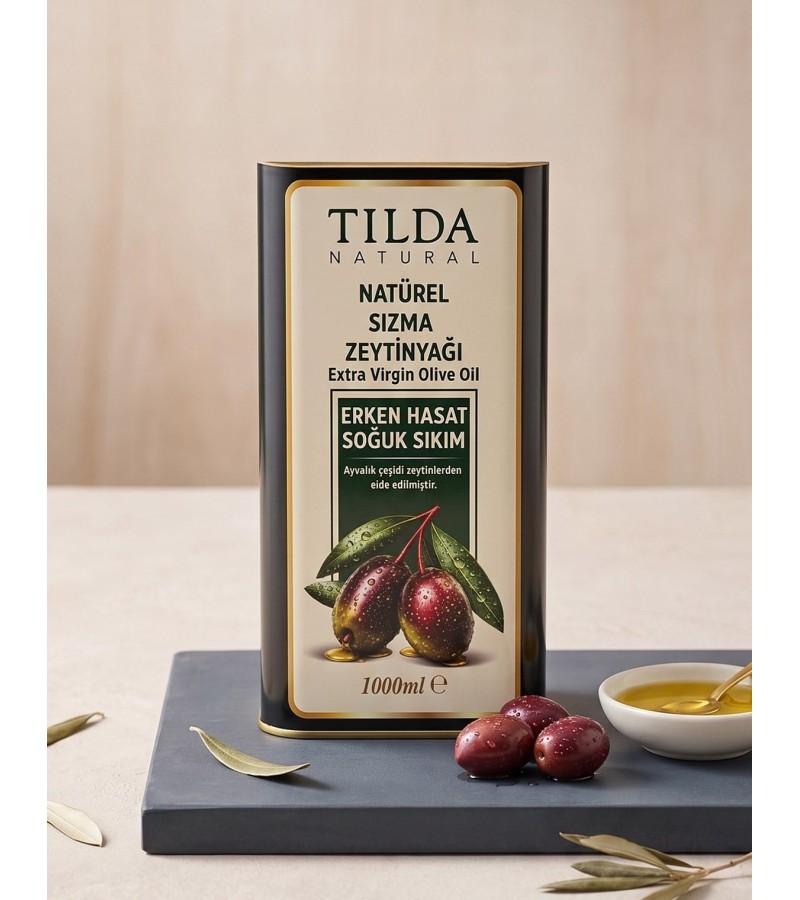 Tilda Erken Hasat Soğuk Sıkım Zeytinyağı Tnk 1000 Ml Tilda Erken Hasat Soğuk Sıkım Zeytinyağı Tnk 1000 Ml